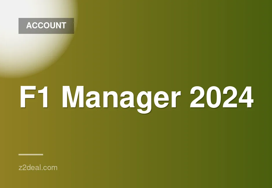 F1 Manager 2024 New Epic Account with Zero Playtime - Instant Delivery and Data Changeable