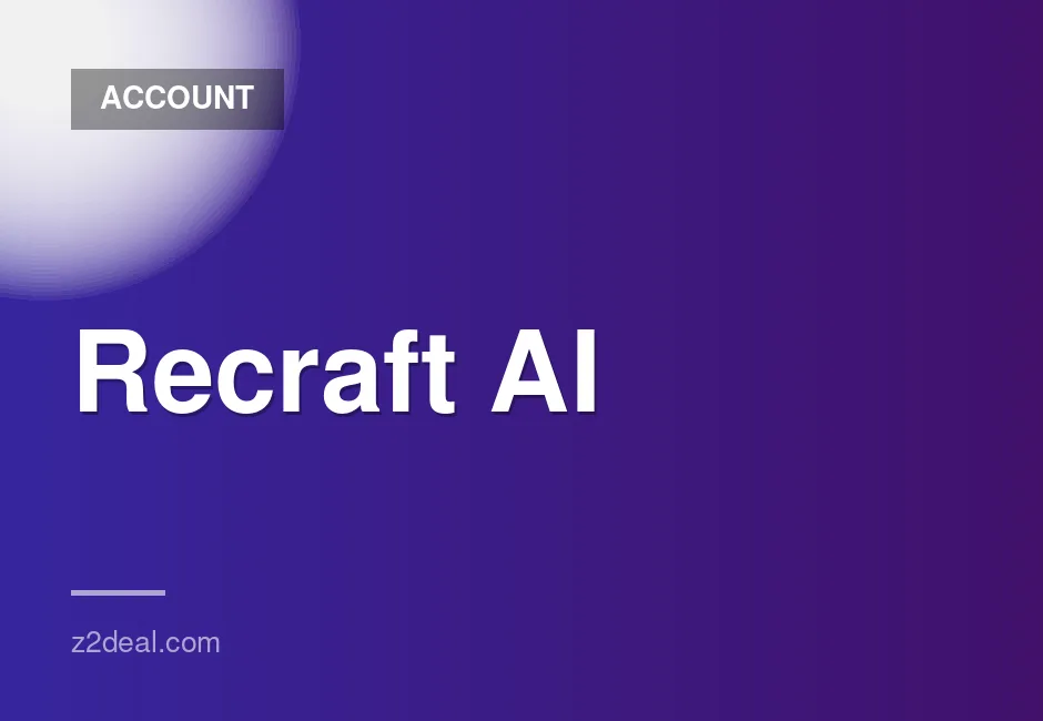 Recraft AI Basic Plan for 1 Month - Private Access to Gaming Services