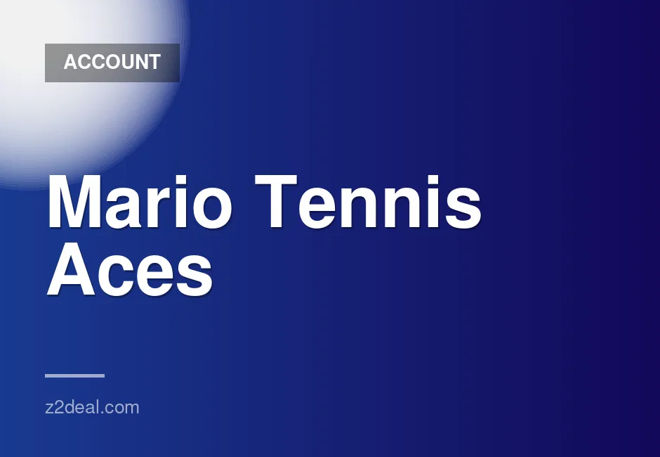 Nintendo Switch Mario Tennis Aces digital game download with sub-number