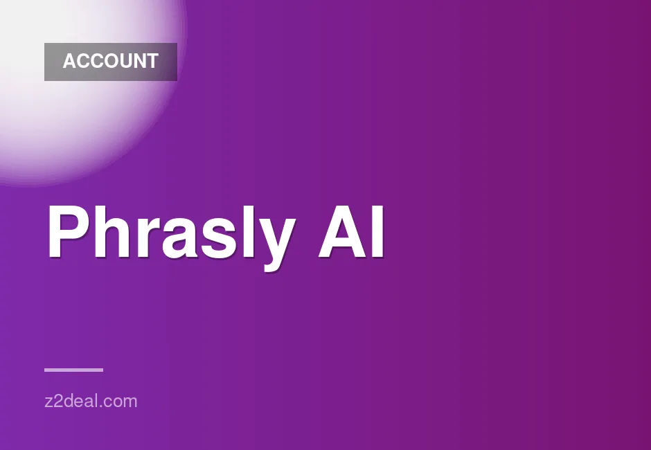 Phrasly AI 15-Day Unlimited Plan with Shared Account and Warranty