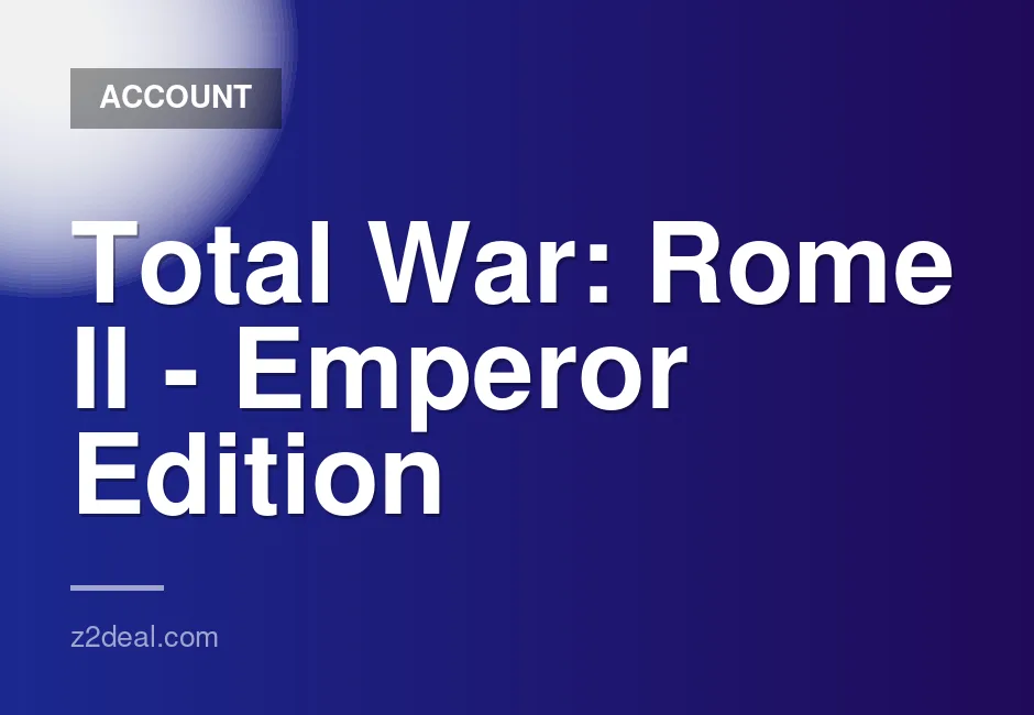 30-Day Shared Offline Access for Total War: Rome II - Emperor Edition