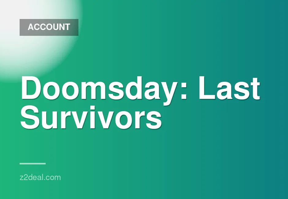 Doomsday Last Survivors account with 9 legendary characters, VIP 6, and monthly gold pass