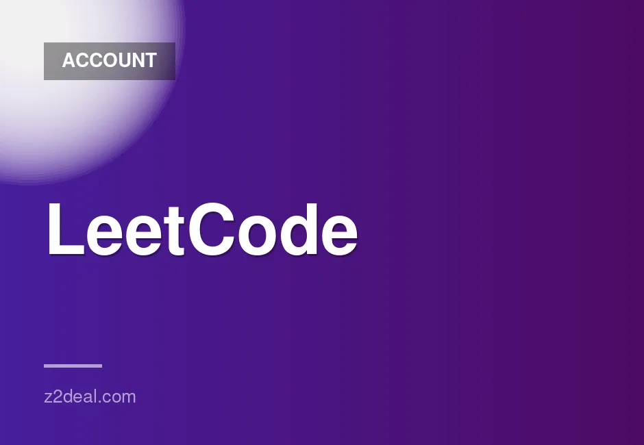 One month LeetCode membership account with shared access and after-sales support