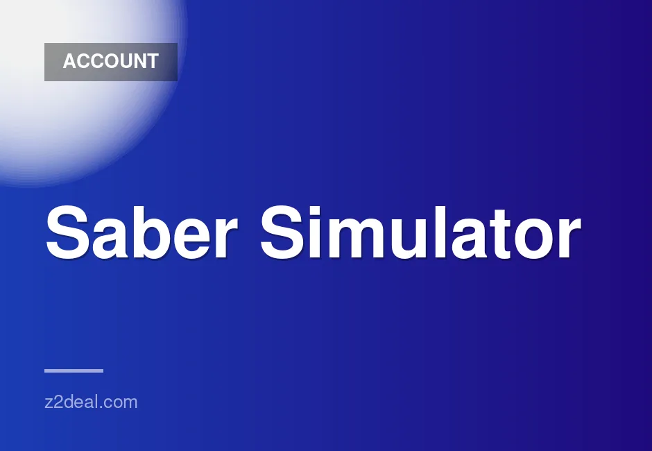 Saber Simulator Ultimate Account with 3-Month Warranty - Save $806