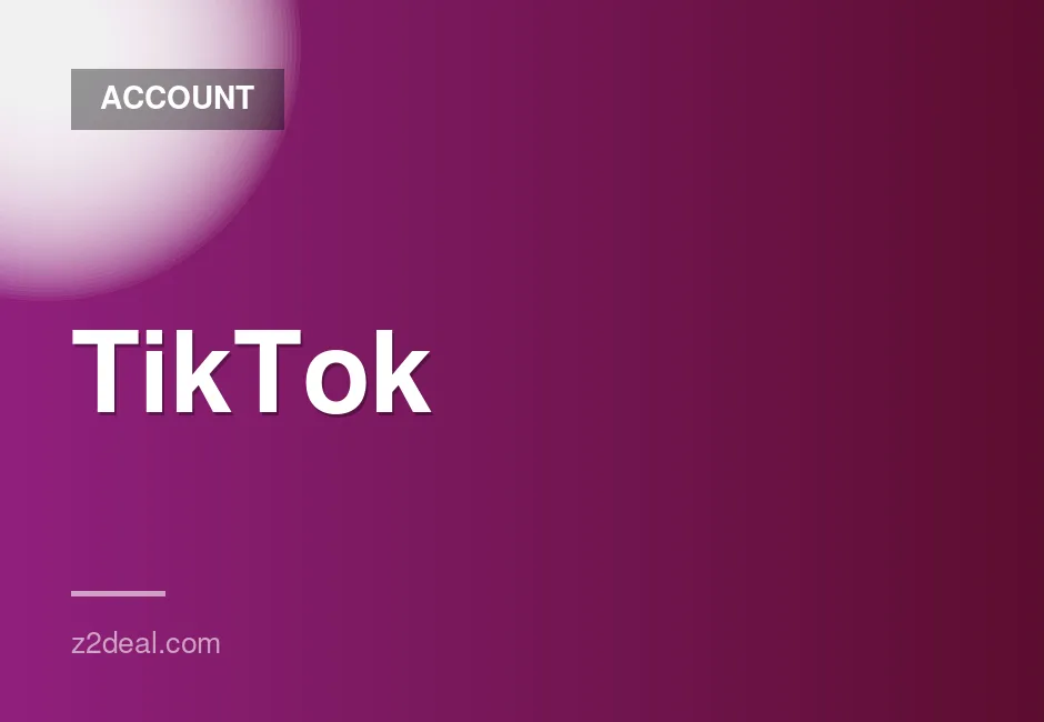 TikTok Account - 50-200 followers, 6-12 months old, Phone-verified