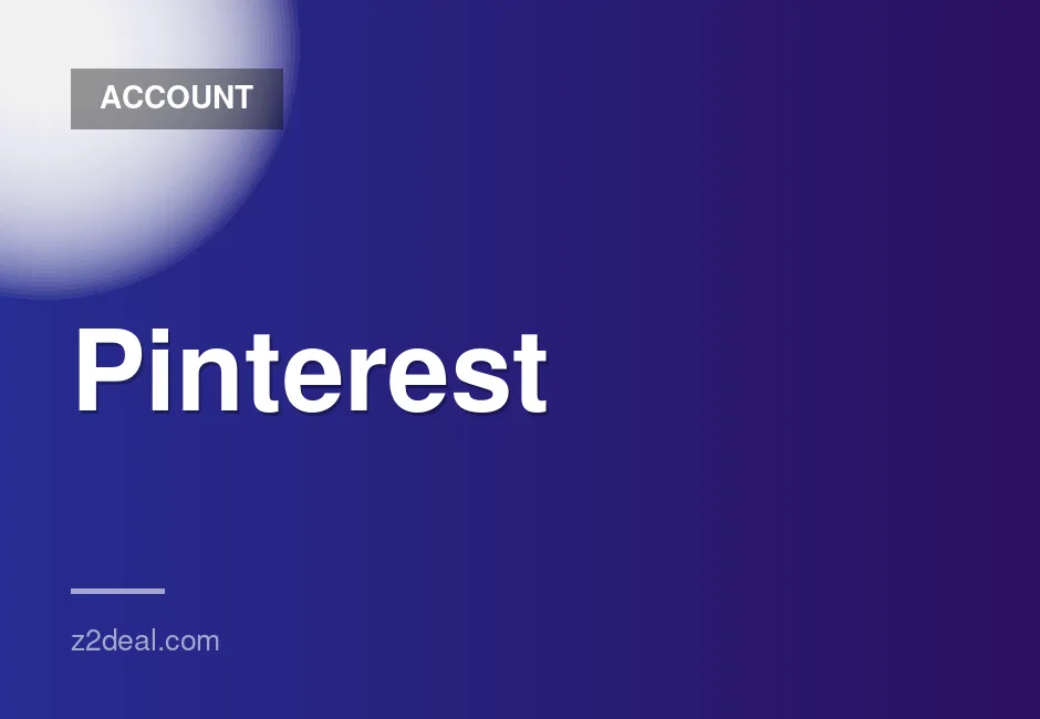 Pinterest Account - Ready to use, 1-3 months old, 2FA disabled - Rapid Completion & Guaranteed Results