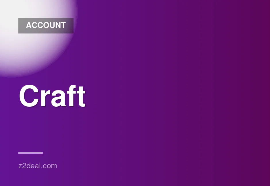 One Year Craft Member Pro Personal Account for Direct Charge