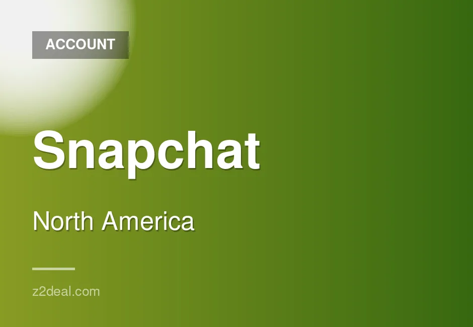Quality Snapchat Account - Manually Created - USA Registered - Full Access - Ready for Immediate Use