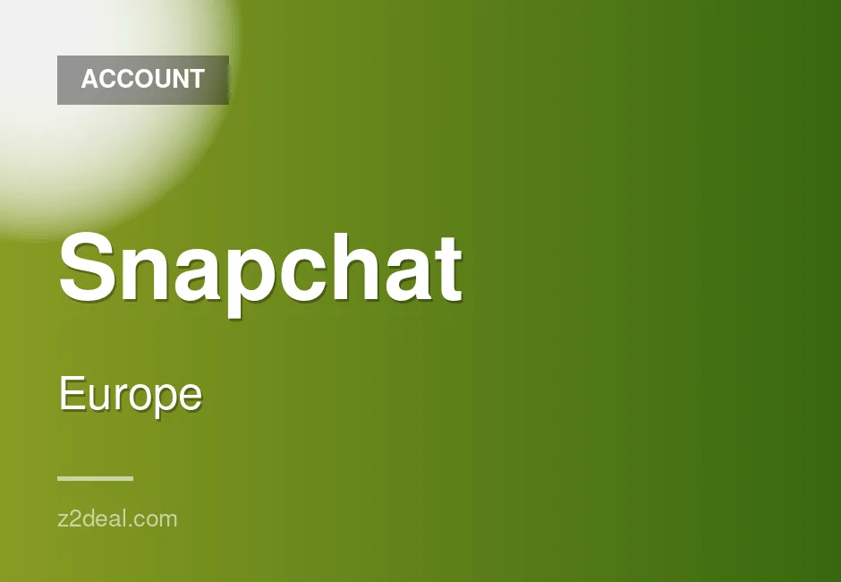 Premium Snapchat Account | Germany Registered | 2FA Secured | Smooth Setup