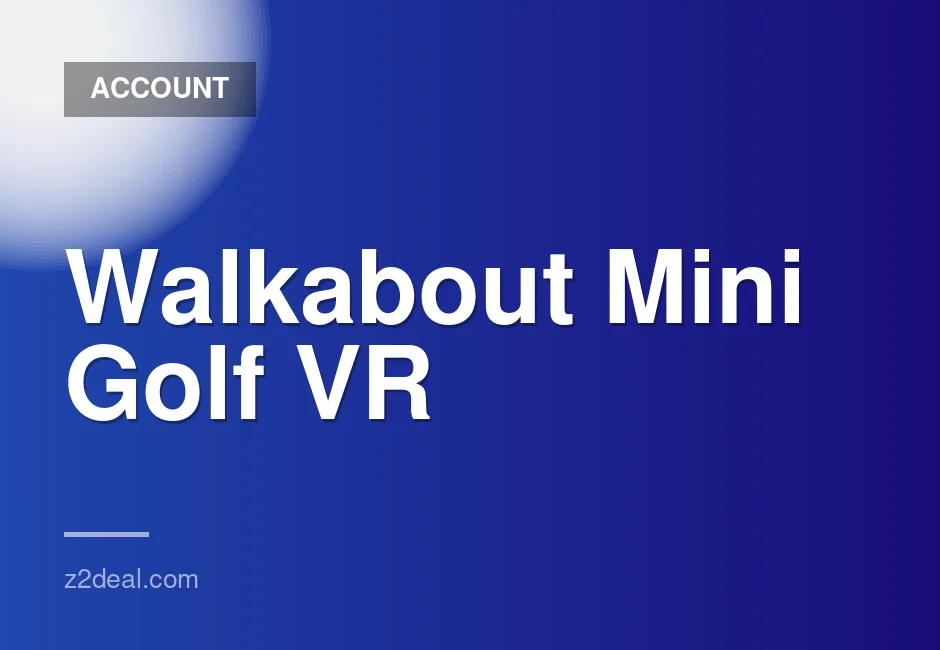 New Steam Account for Walkabout Mini Golf with Zero Playtime and Quick Delivery