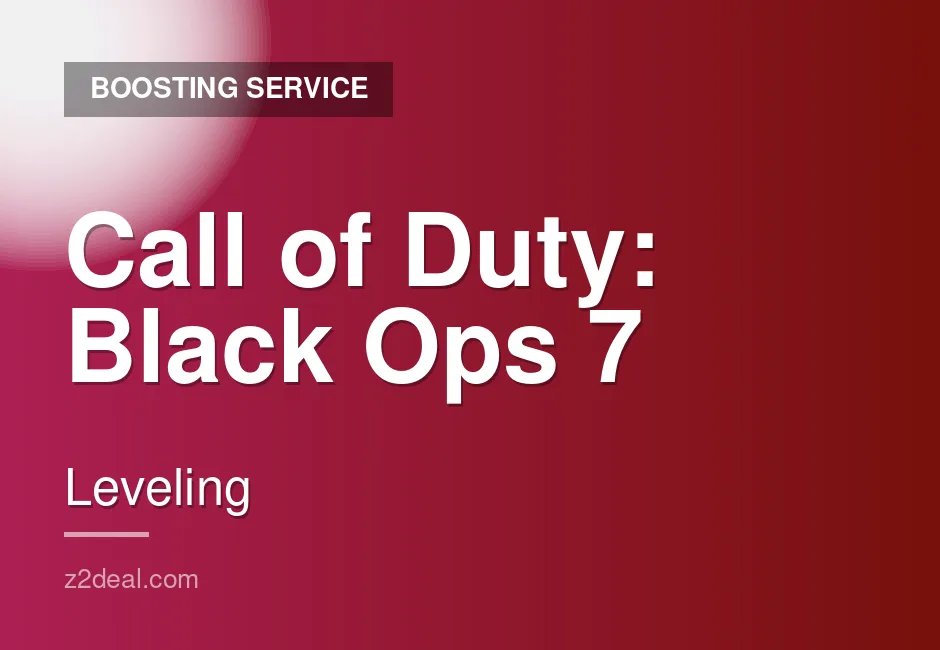 Fast Call of Duty: Black Ops 7 Level Boost | Reliable Service