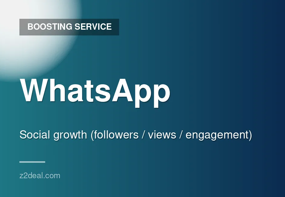 Quality WhatsApp Growth Service - Guaranteed - Refill Guarantee - Fast Delivery - Dependable Service