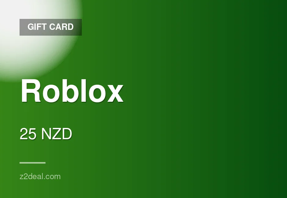 Digital Roblox Gift Card | 25 NZD | New Zealand | Straightforward Order