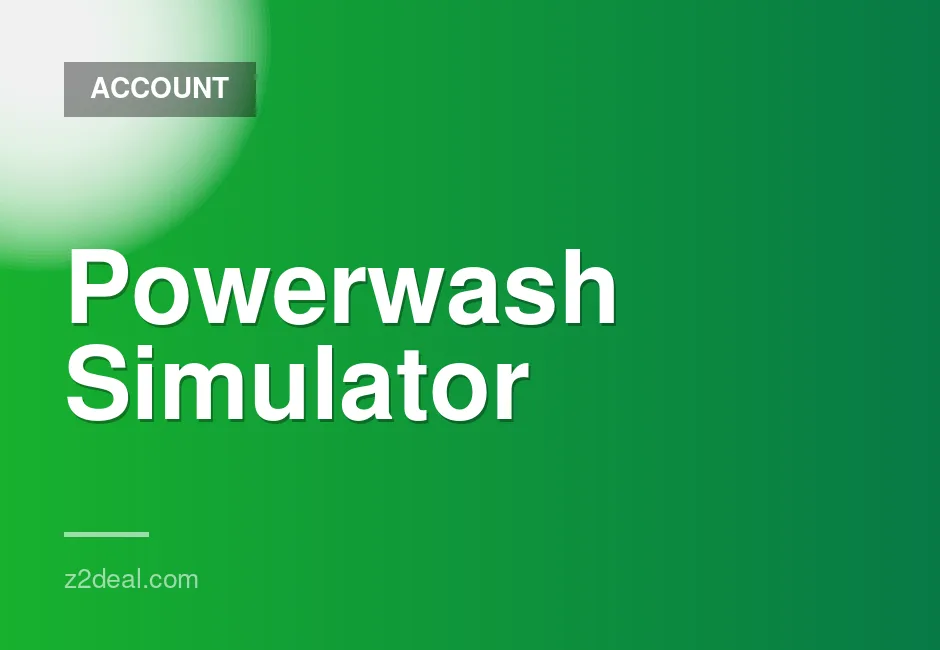 PowerWash Simulator Steam Account with Full Access and Bonuses