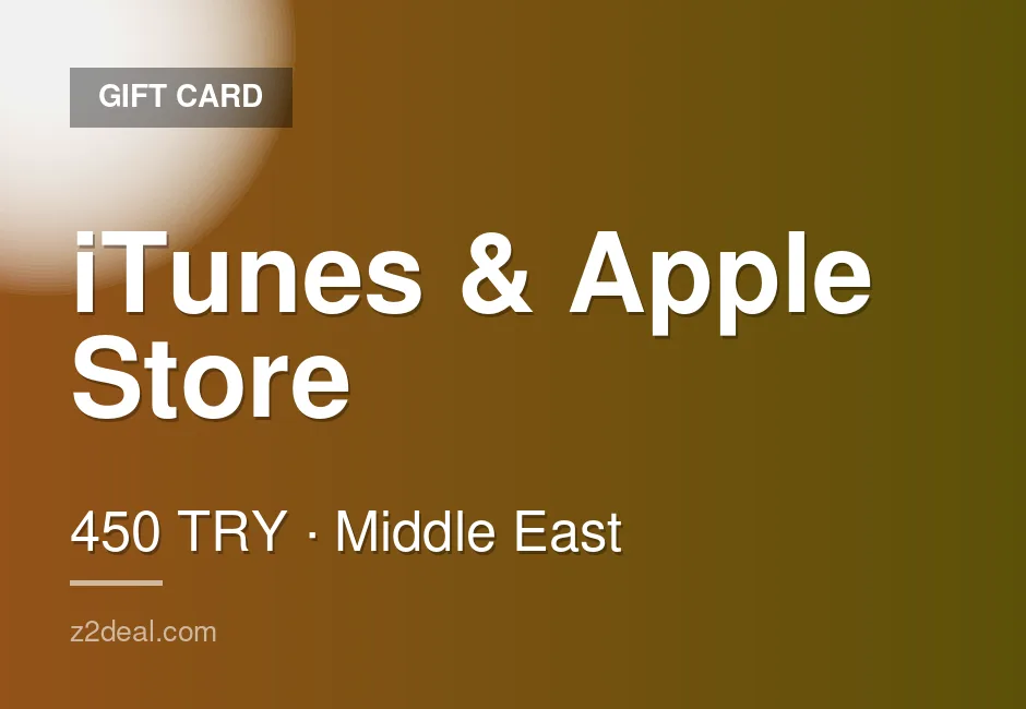 Trusted iTunes & Apple Store Gift Card | 450 TRY | Turkey | Careful Handling