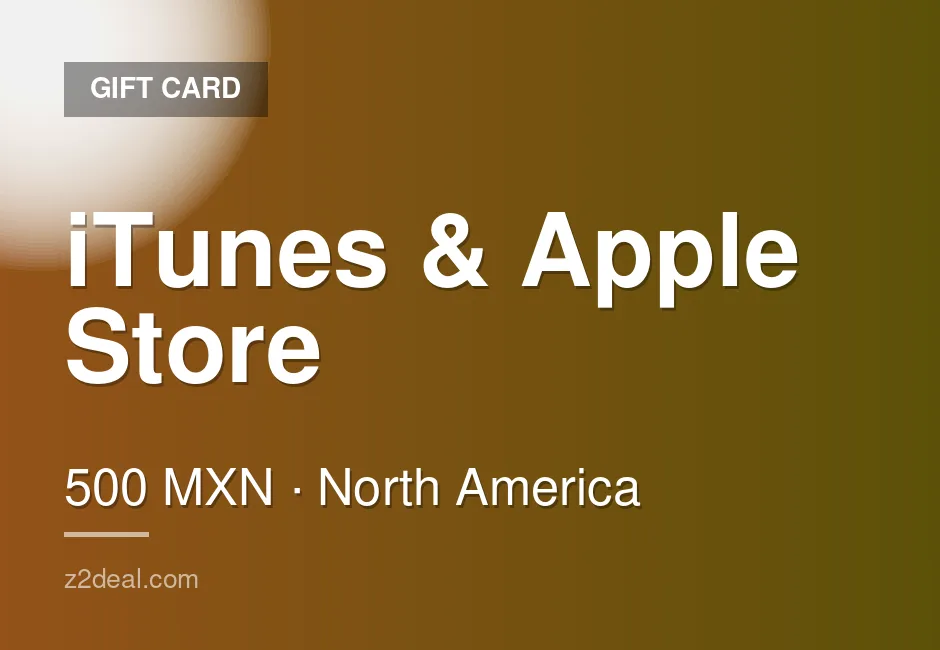 Reliable iTunes & Apple Store Gift Card - 500 MXN - Mexico - Quick Turnaround