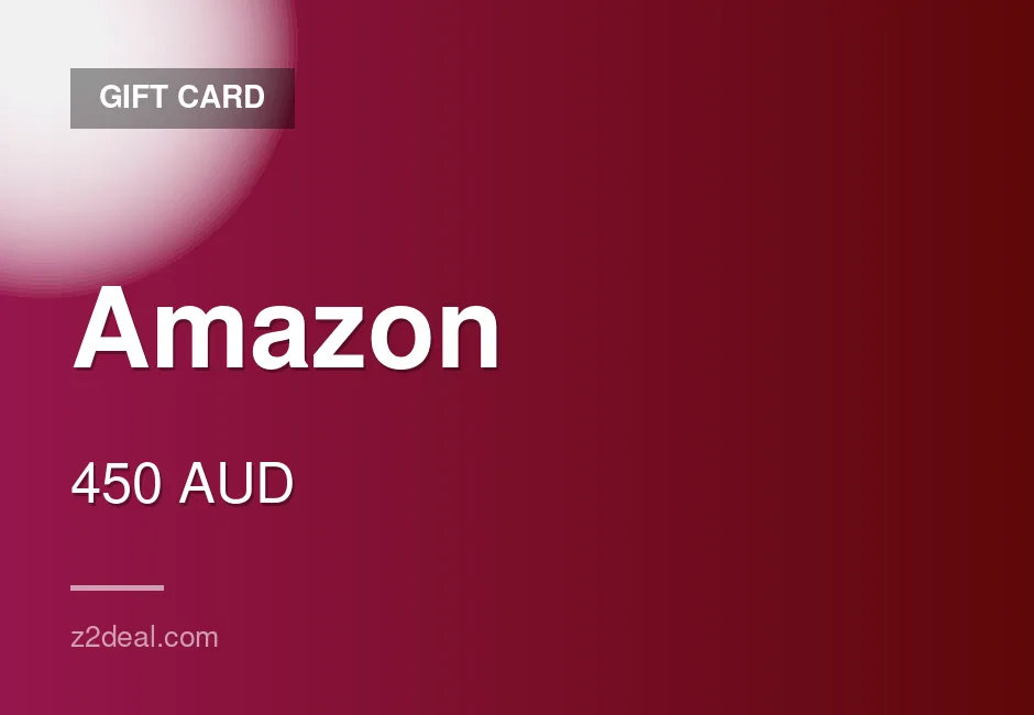 Digital Amazon Gift Card | 450 AUD | Australia | Straightforward Order