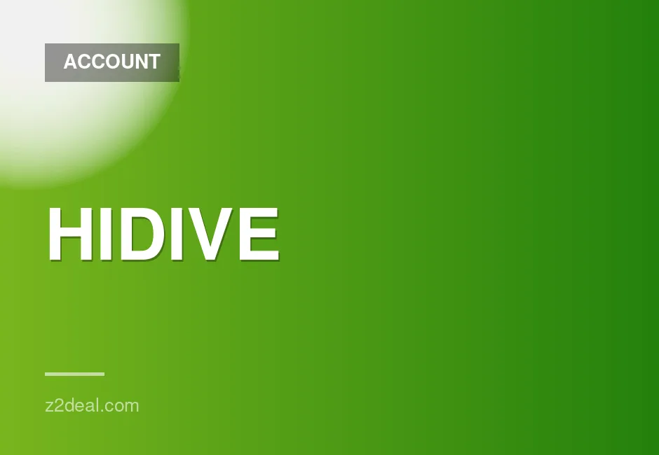 HIDIVE 6-Month Premium Account with Auto Delivery and Renewal, Shared Warranty