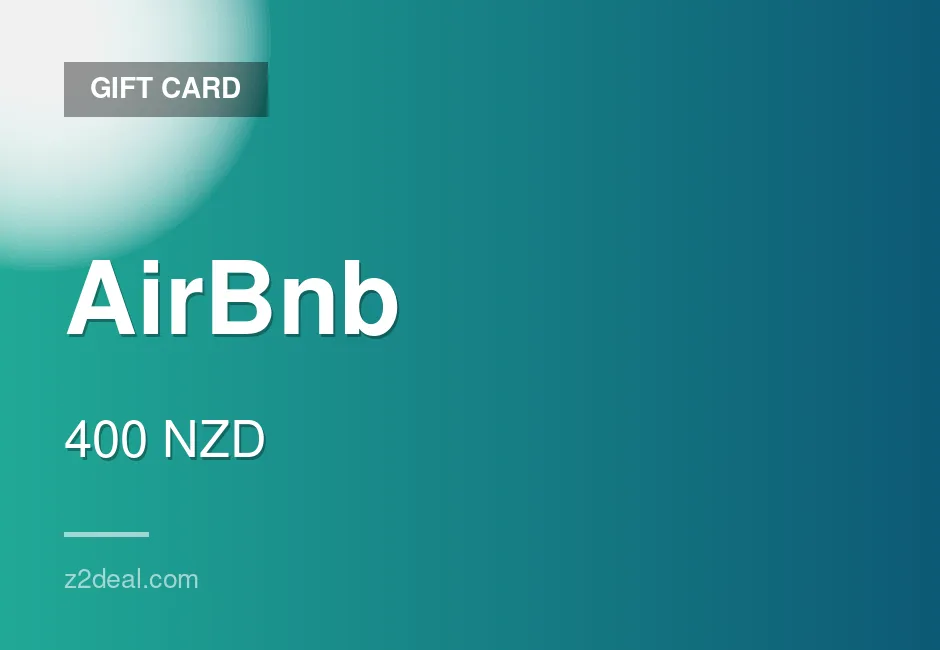 Instant AirBnb Gift Card | 400 NZD | New Zealand | Fast Delivery