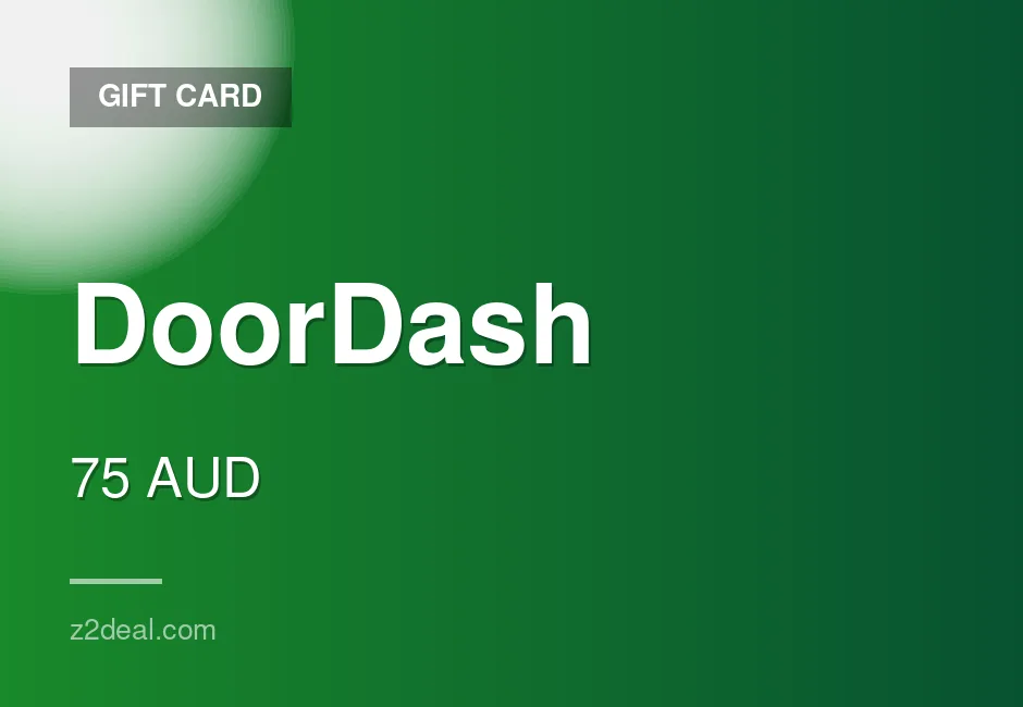 Trusted DoorDash Gift Card | 75 AUD | Australia | Proven Seller