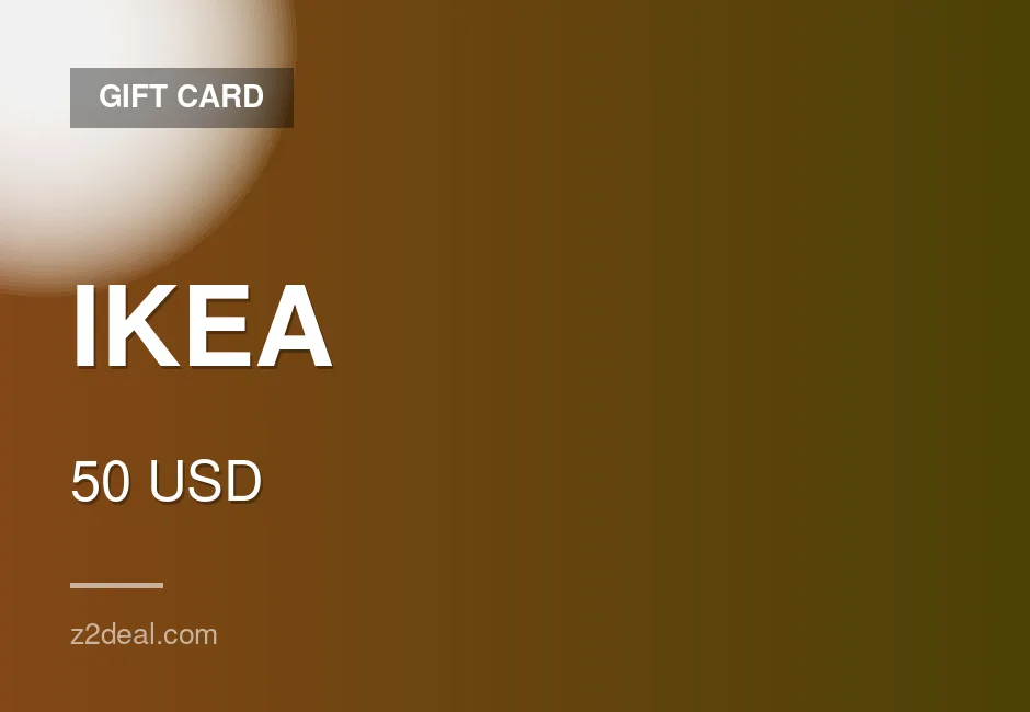 Quick IKEA Gift Card - 50 USD - Prompt Delivery