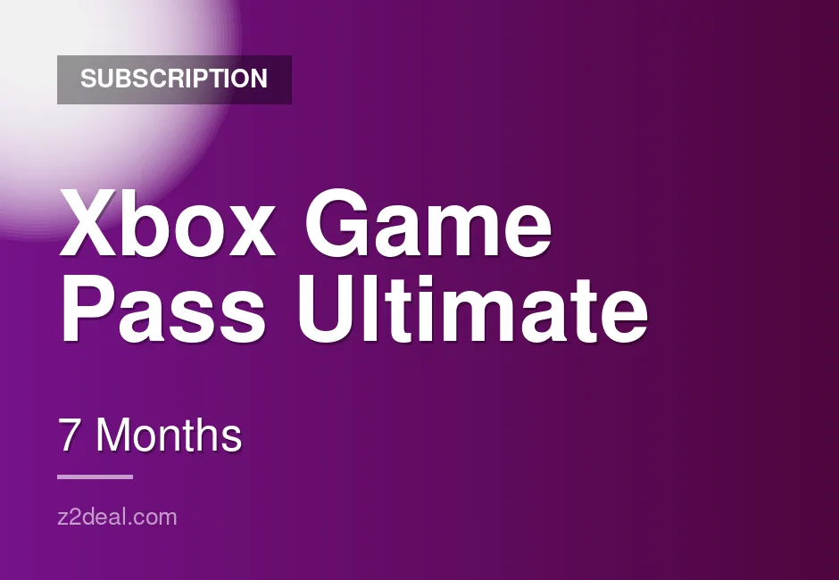 Quick Xbox Game Pass Ultimate Subscription - 7 Months - Sweden - Full Premium Access - Ready to Use