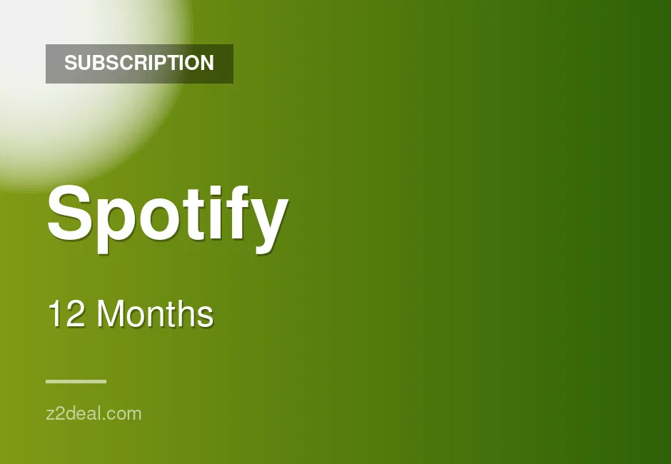 Genuine Spotify Subscription - 12 Months - Full Premium Access - United States - Well Reviewed