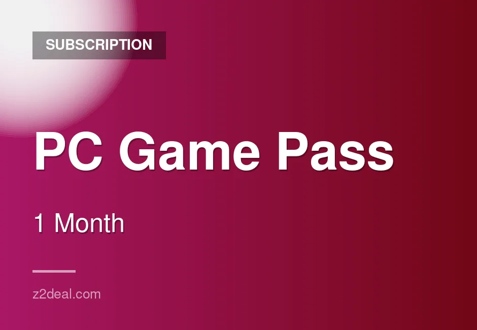 Reliable PC Game Pass Subscription - 1 Month - Trial Offer - Brazil - Stackable - Quick Turnaround