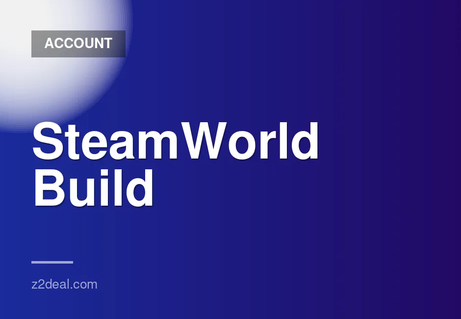 New Steam Account for SteamWorld Build with 0 Hours Played and Data Change Option