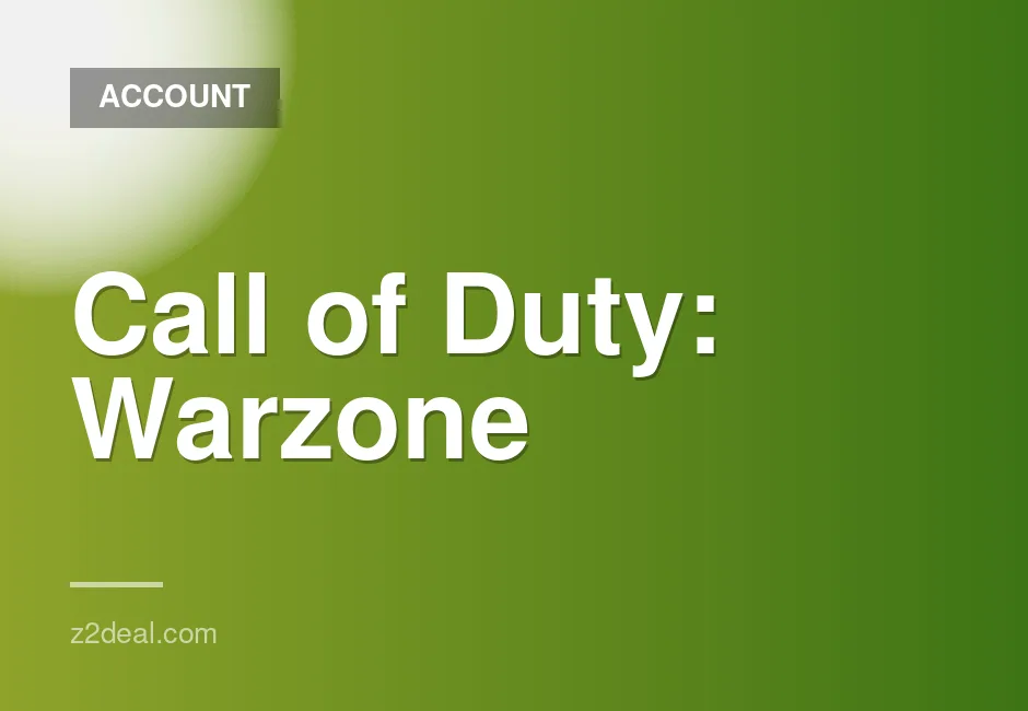 Call of Duty Warzone Account - New and Ready for Instant Delivery on Steam