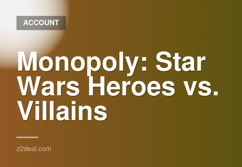 Monopoly Star Wars Heroes vs. Villains digital game for Nintendo Switch