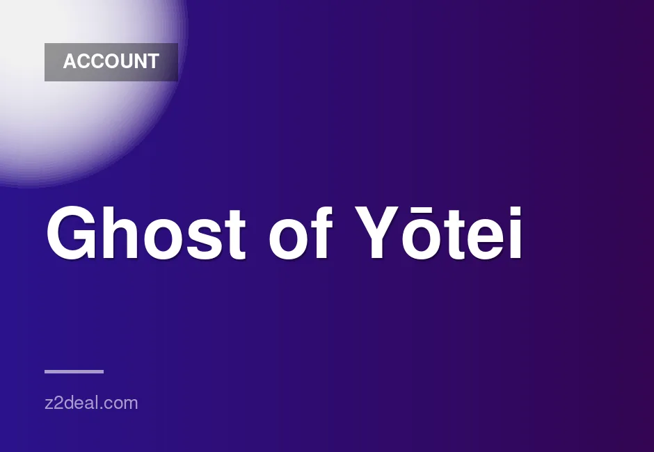PS5 K1 Account for Ghost of Yōtei Digital Game