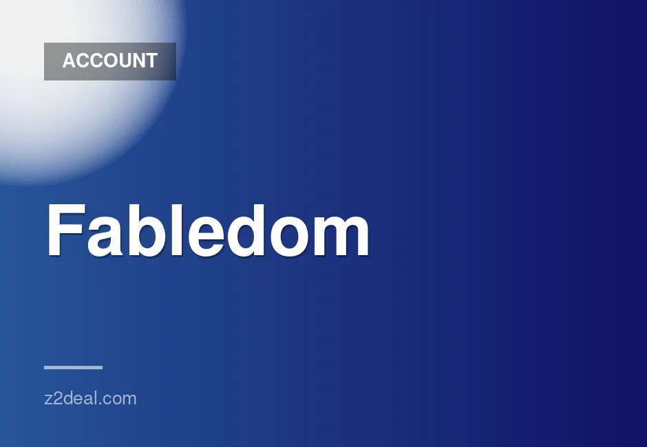 New Steam Account for Fabledom with 0 Playtime, Data Customization, Quick Delivery