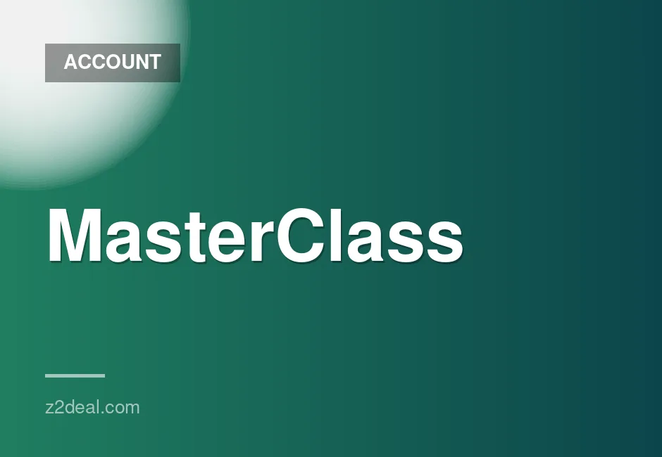 Three-Month Masterclass Premium Subscription Account