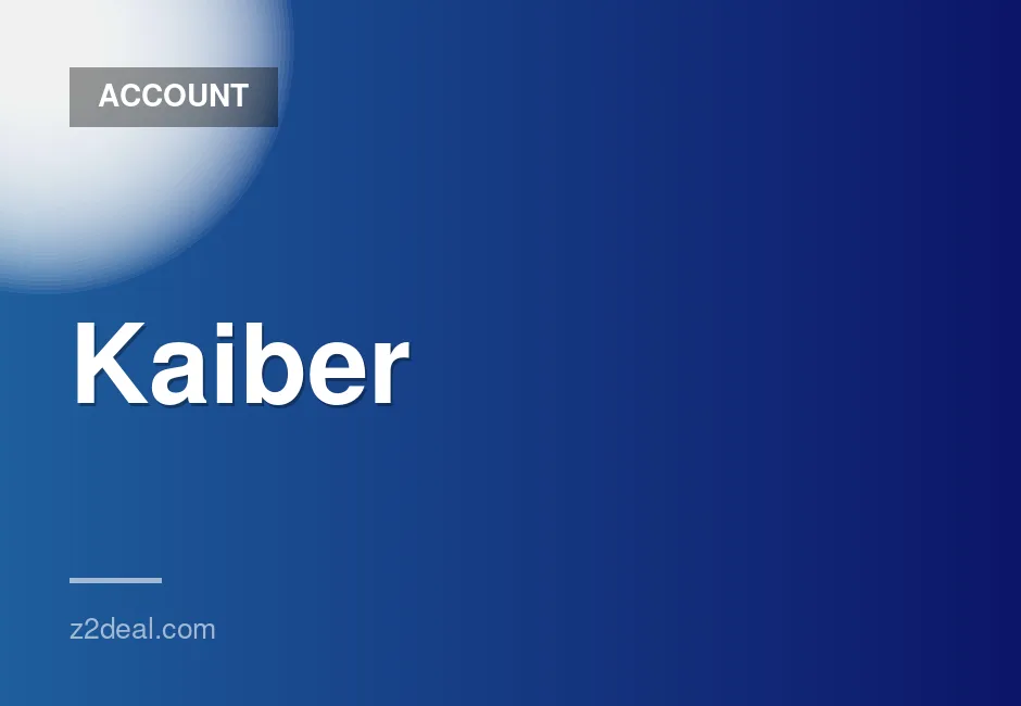 Kaiber AI Starter Plan - Private Account with 1 Month Warranty