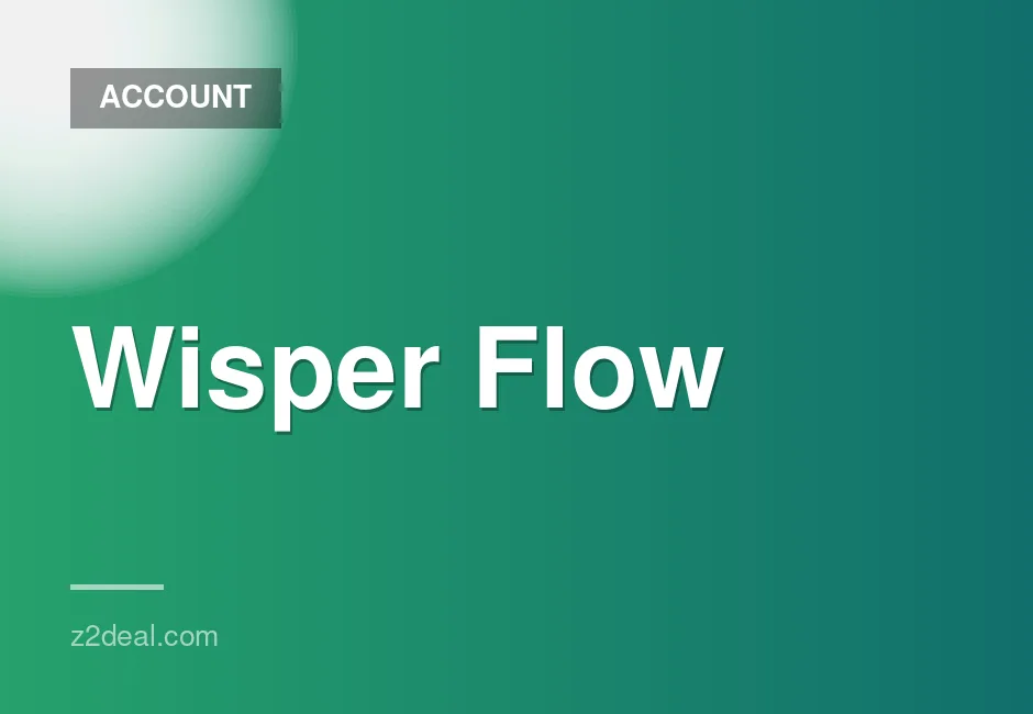 12-Month Wisper Flow Pro Account - Private Access