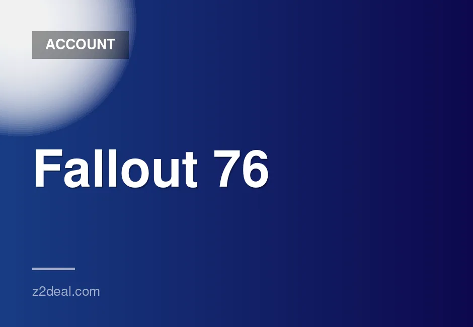 Fallout 76 online account with full access on Steam
