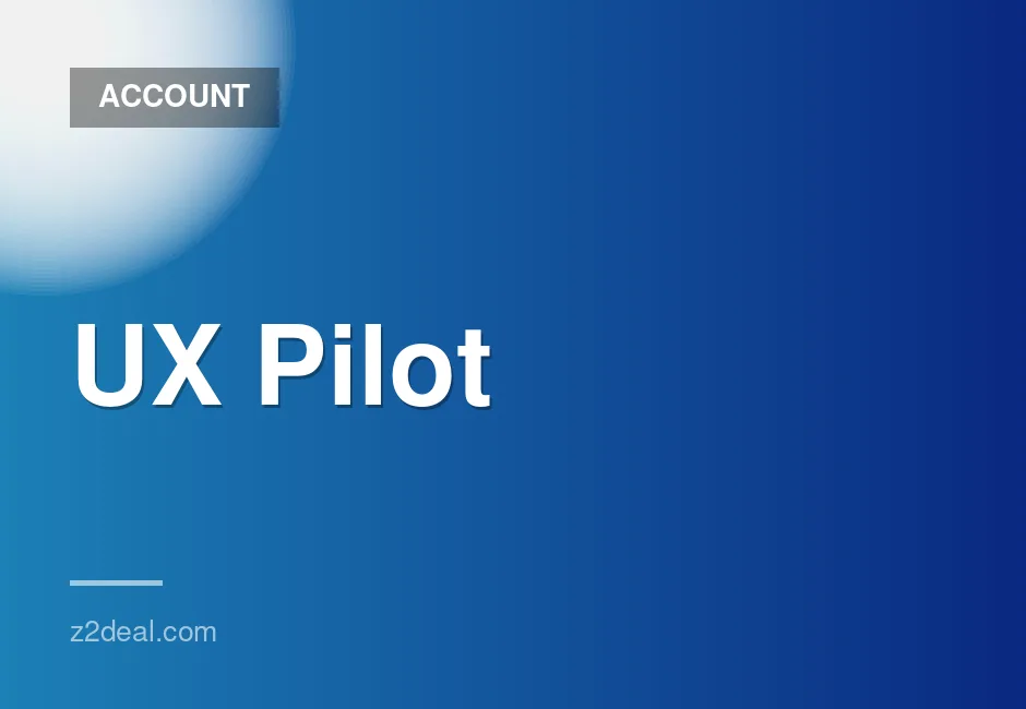 UX Pilot Pro 1-Month Subscription - Private Account with Fast Delivery
