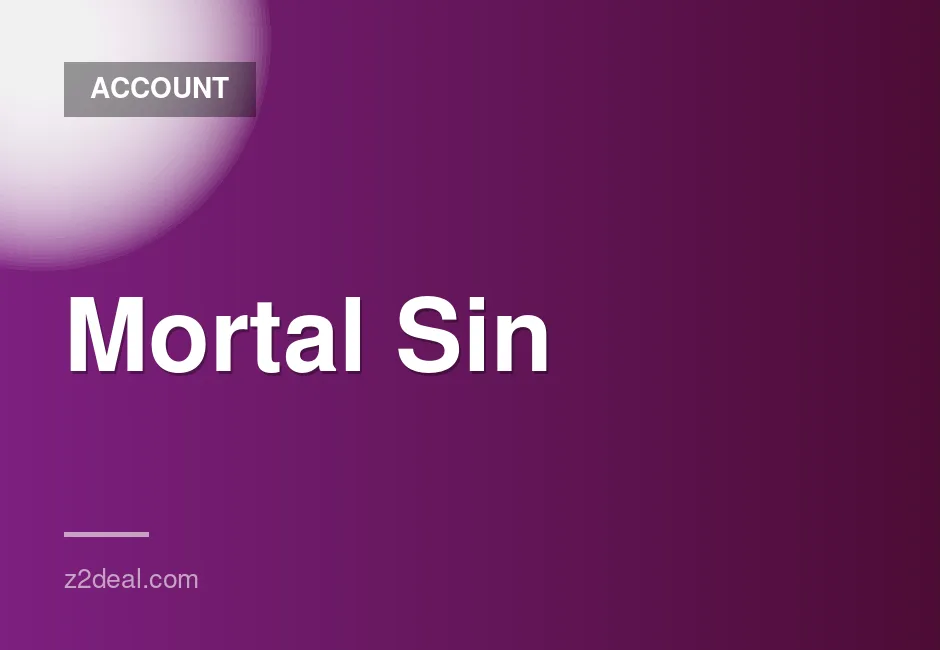 Mortal Sin Game Account for Sale - Secure buyer protection Transaction