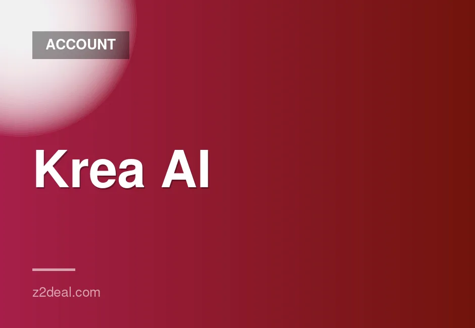 Krea AI Basic Plan $10 Private Account for 1 Month with Warranty